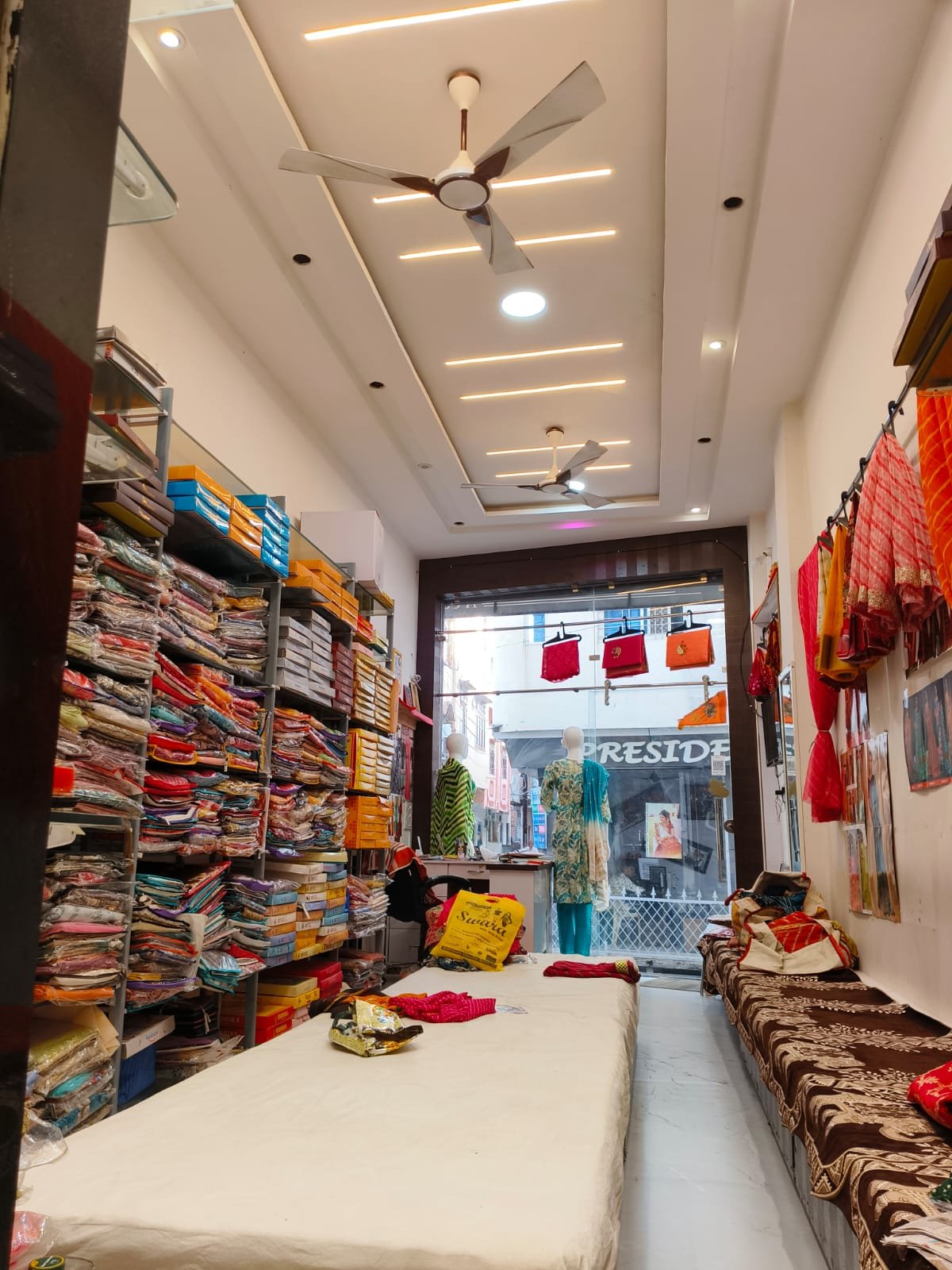 Rimjhim Sarees customer service counter